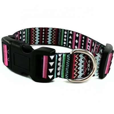 Wholesale Fashion Designer Adjustable Nylon Personalized Custom Cat Dog Collar